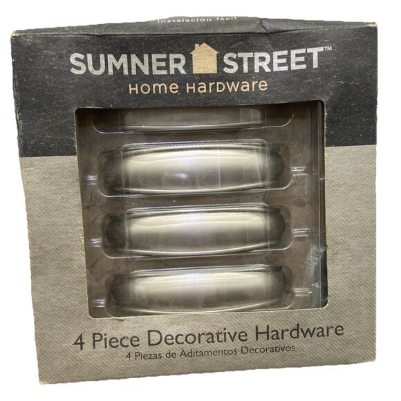 Sumner Street Home Hardware Pulls Satin Nickel Pack Of Four. {82} - Picture 1 of 9